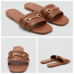 Sandalias piel hebilla