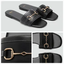 Sandalias piel hebilla