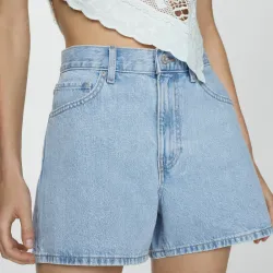 Short vaquero tiro alto