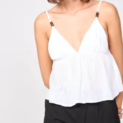 Top blanco 
