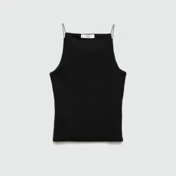 Top entallado halter