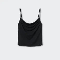 Top lencero drapeado