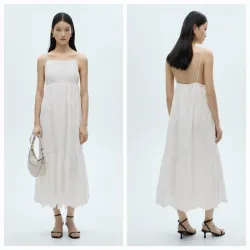 Vestido bordado floral