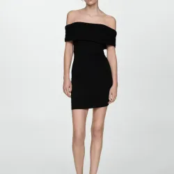 Vestido corto hombros descubiertos