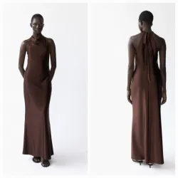 Vestido cuello halter