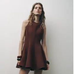 Vestido cuello halter