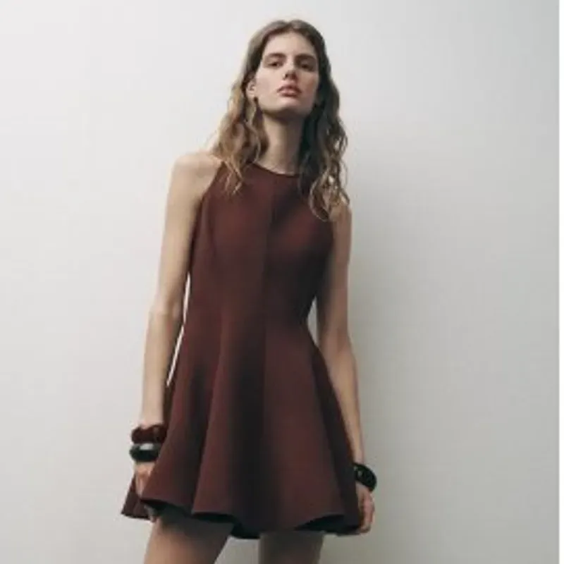 Vestido cuello halter