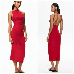 Vestido de tubo rojo