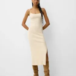 Vestido detalles dorados