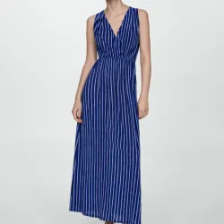 Vestido estampado rayas