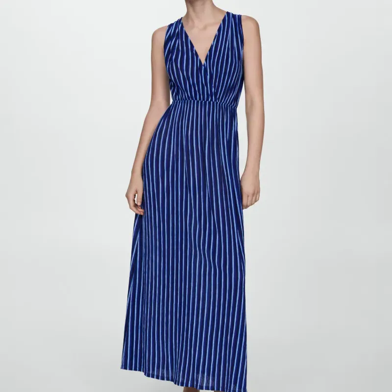 Vestido estampado rayas