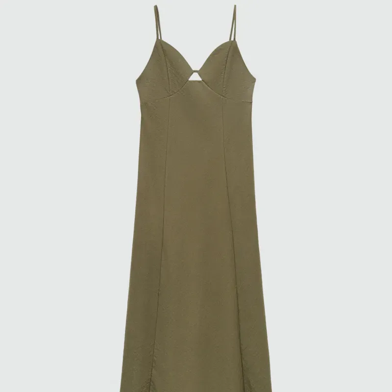 Vestido largo de tirantes