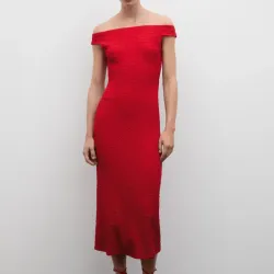 Vestido largo hombros descubiertos