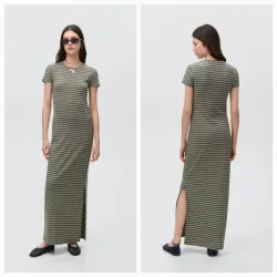 Vestido largo rayas
