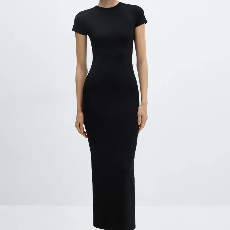 Vestido manga corta