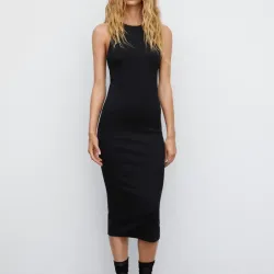 Vestido midi algodon