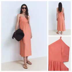 Vestido midi cut out