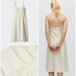 Vestido midi escotado