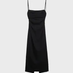 Vestido midi espalda descubierta
