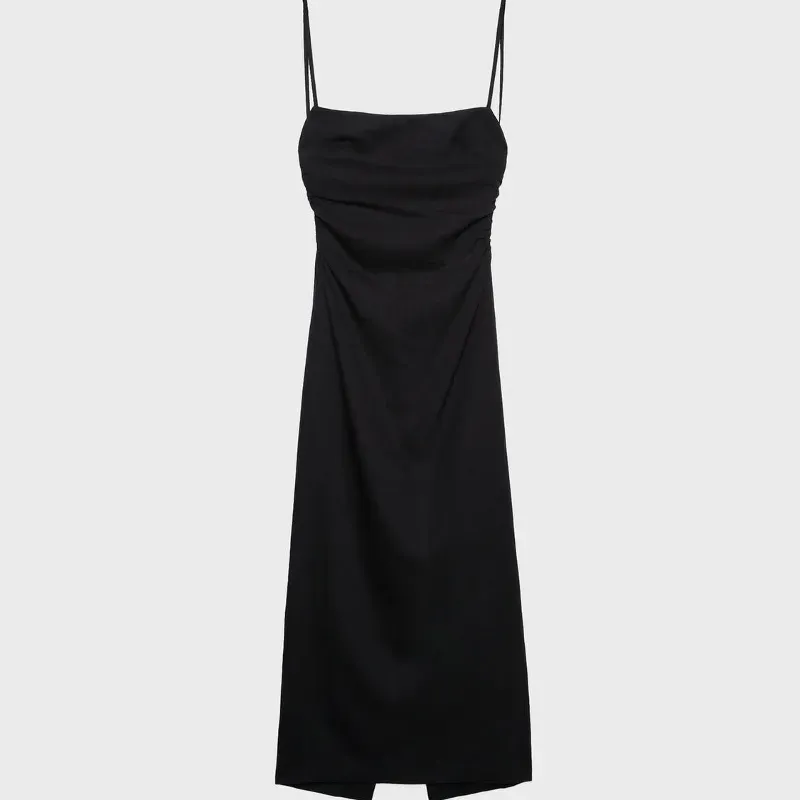 Vestido midi espalda descubierta