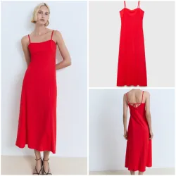 Vestido midi lazo espalda