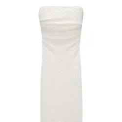 Vestido midi palabra de honor