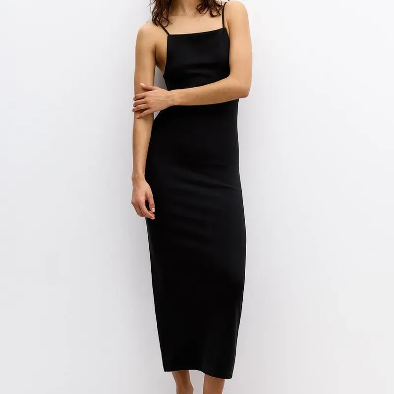 Vestido midi tirantes