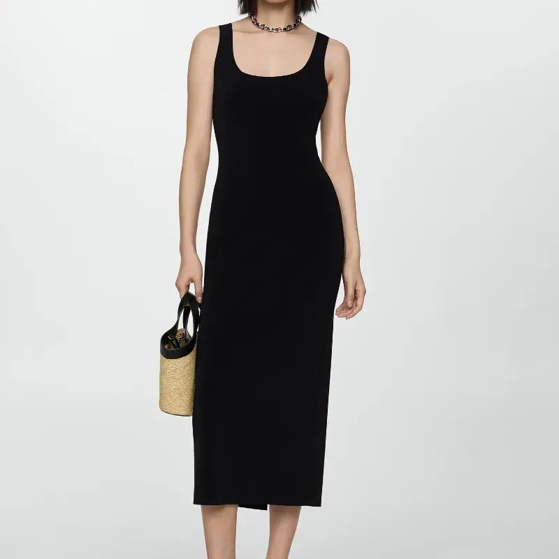 Vestido midi tirantes