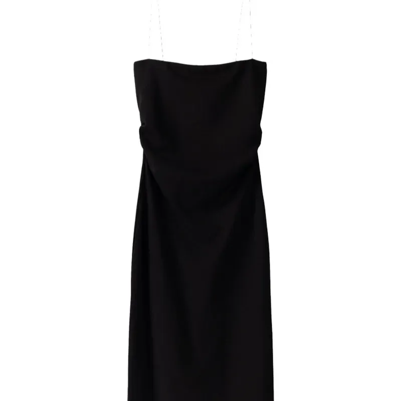 Vestido midi tirantes finos