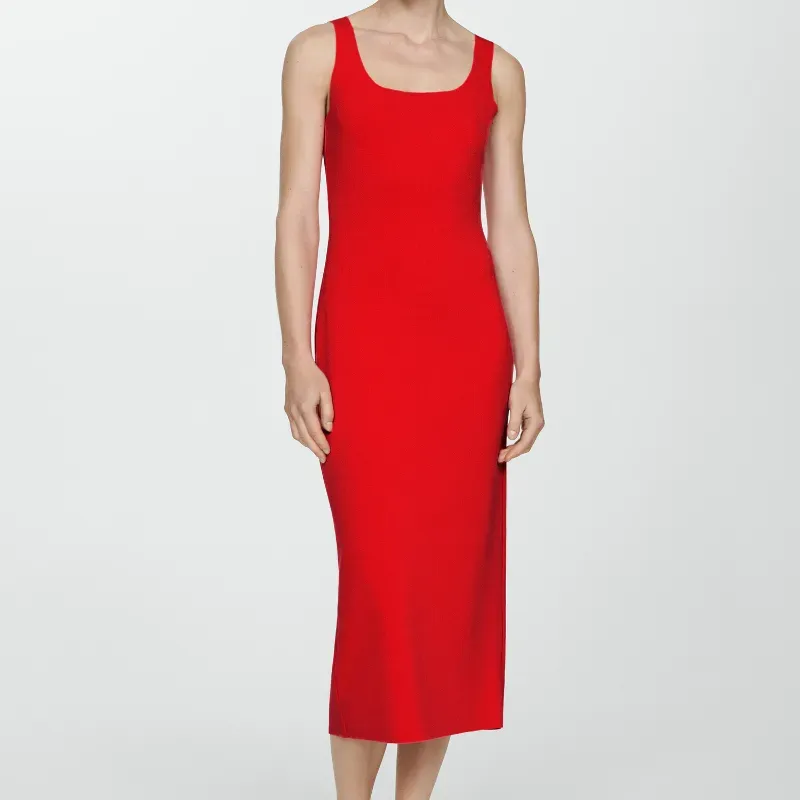 Vestido midi tirantes