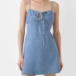 Vestido recto vaquero 