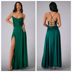 Vestido satinado