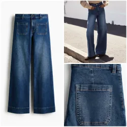 WIDE HIGH WAIST JEANS