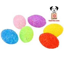 Pelotas ovaladas coloridas para mascotas, juguete con campanas, juguetes interactivos para gatos, juguetes para gatos, juguetes para perros chiquitos