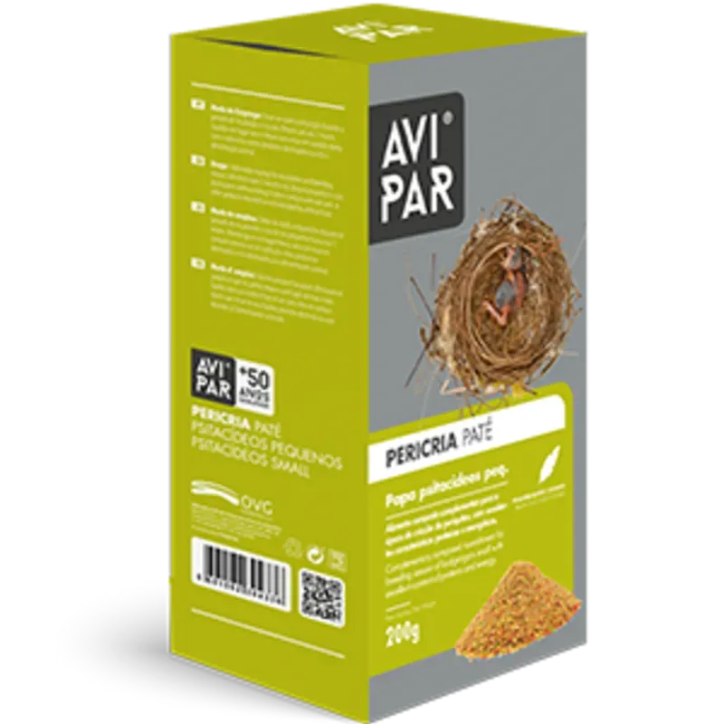 PATÉ DE PERICRIA. Alimento para aves