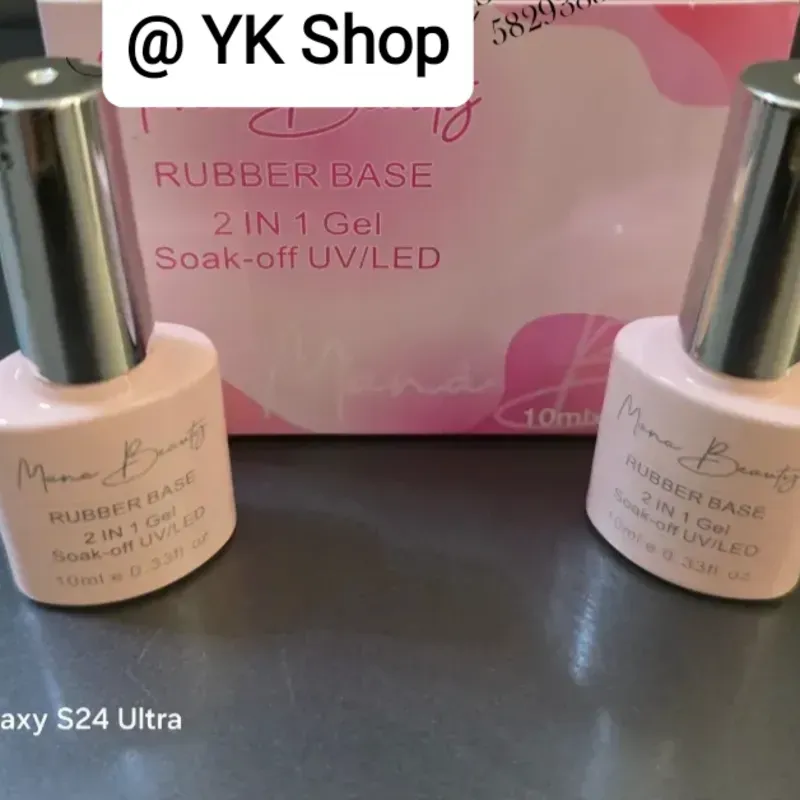 Base Rubber mana beauty transparente 10 ml 