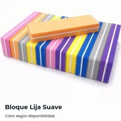 Bloque lija suave 