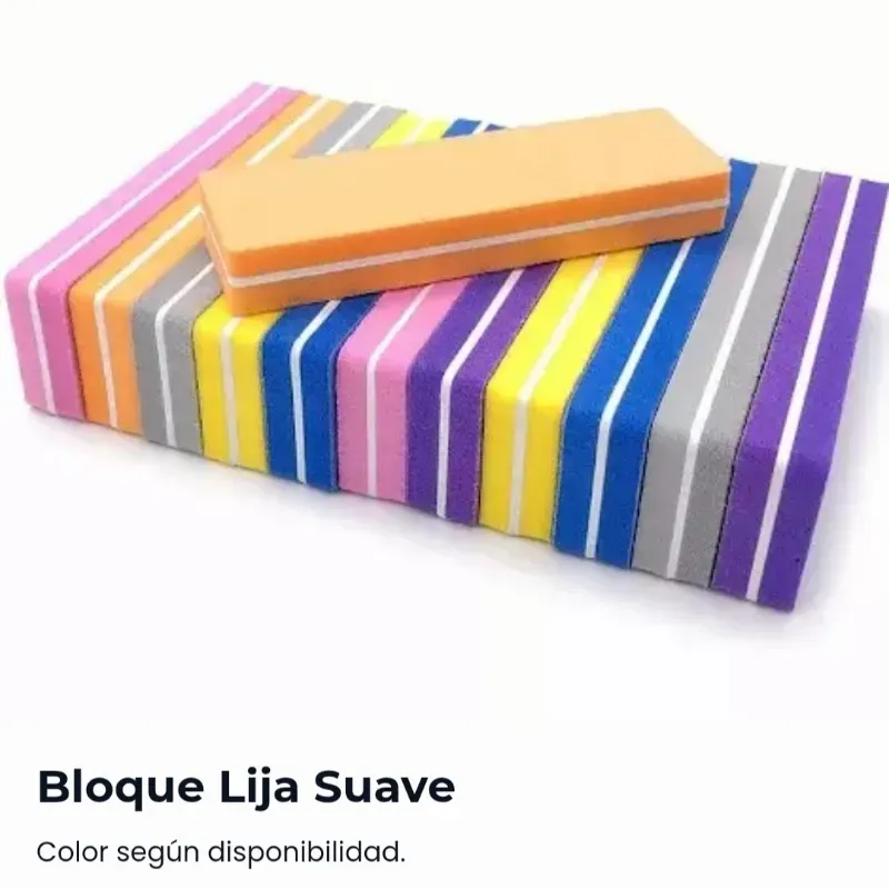 Bloque lija suave 