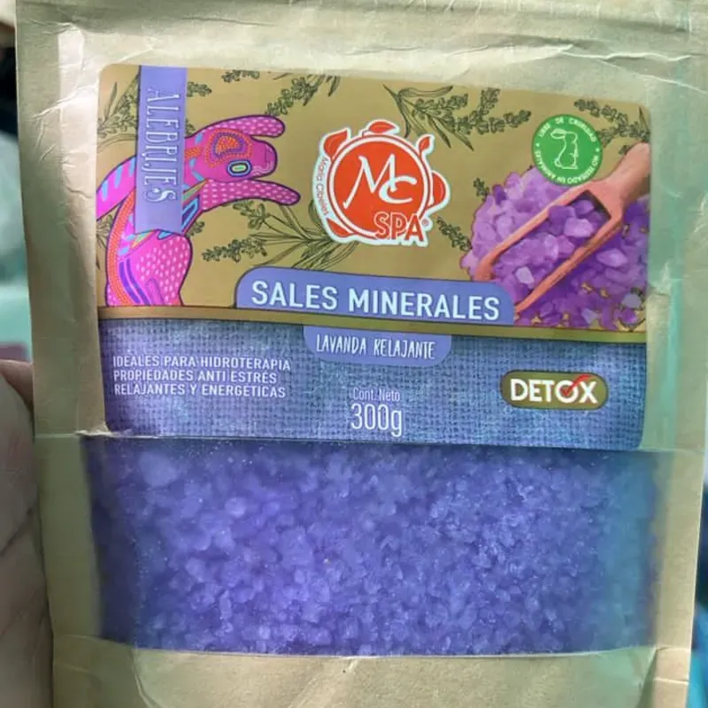 Bolsa de sales minerales para pedicura 