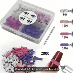 Caja de mandril con 60 piezas