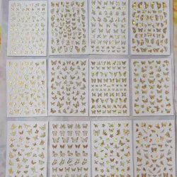 Calcomanías doradas 