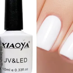 Esmaltes semipermanente blanco 10 ml (xiaoya)