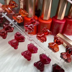 Esmaltes semipermanentes JR 16 ml (rojo vitral)