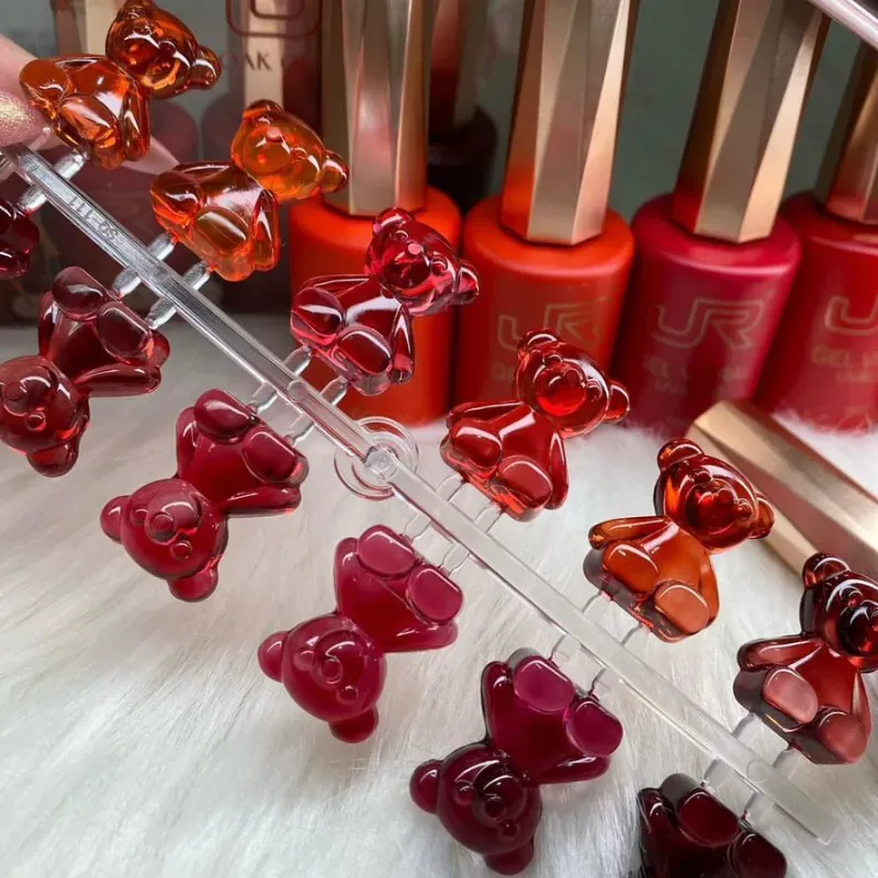 Esmaltes semipermanentes JR 16 ml (rojo vitral)