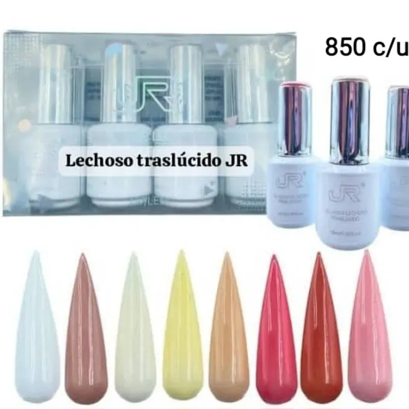 Esmaltes semipermanentes lechoso JR 18 ml