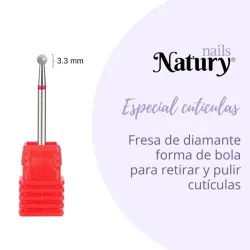 Fresa balón para manicura rusa