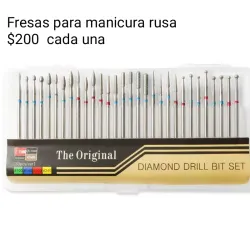 Fresas para manicura rusa 