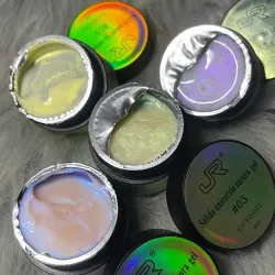 Gel sólido unicornio de color 