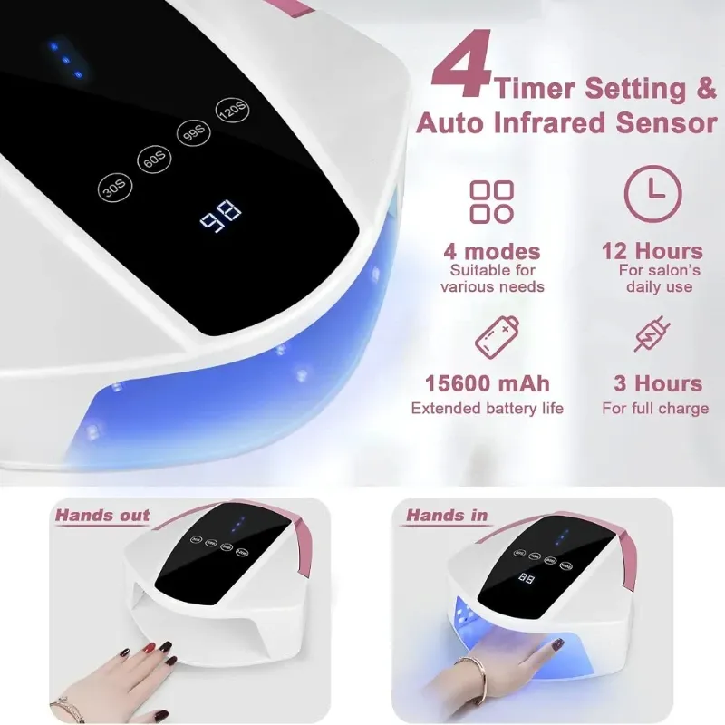Lámpara recargable cordless