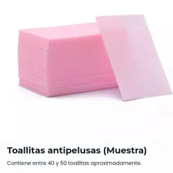 Pilita de toallitas antipelusas 